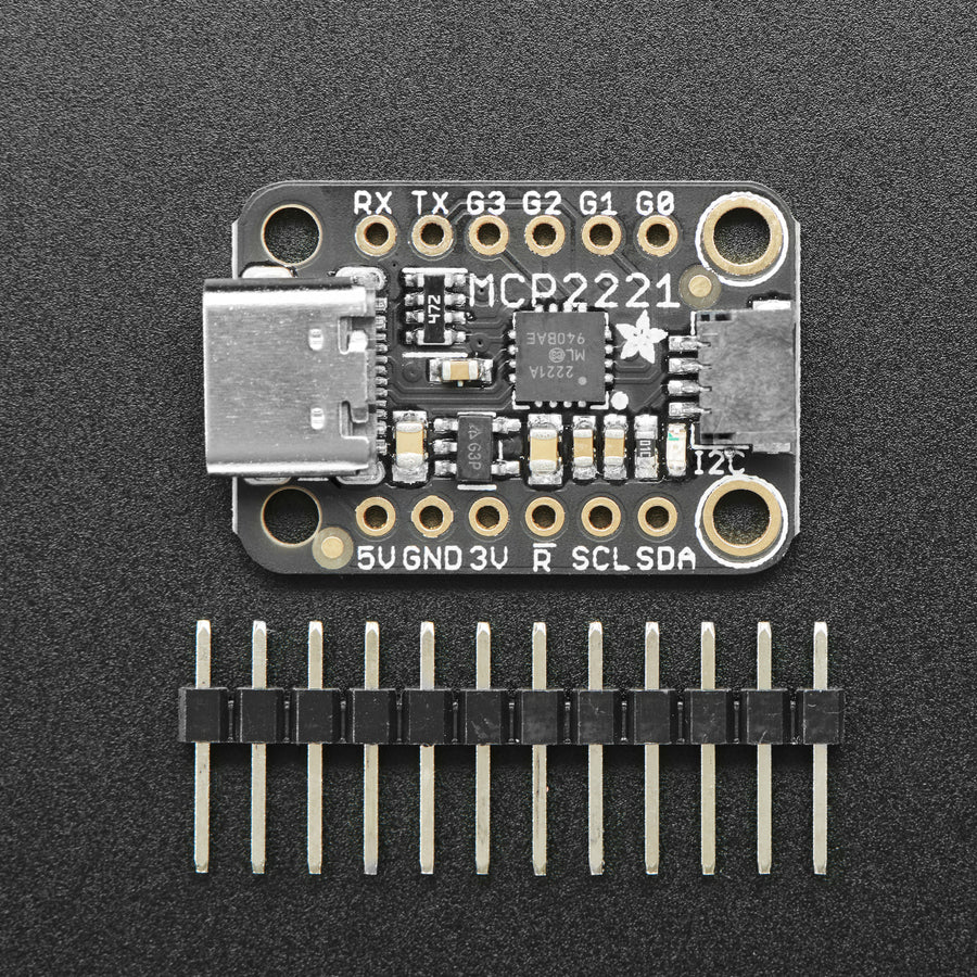 Adafruit MCP2221A Breakout - General Purpose USB to GPIO ADC I2C - Image 2