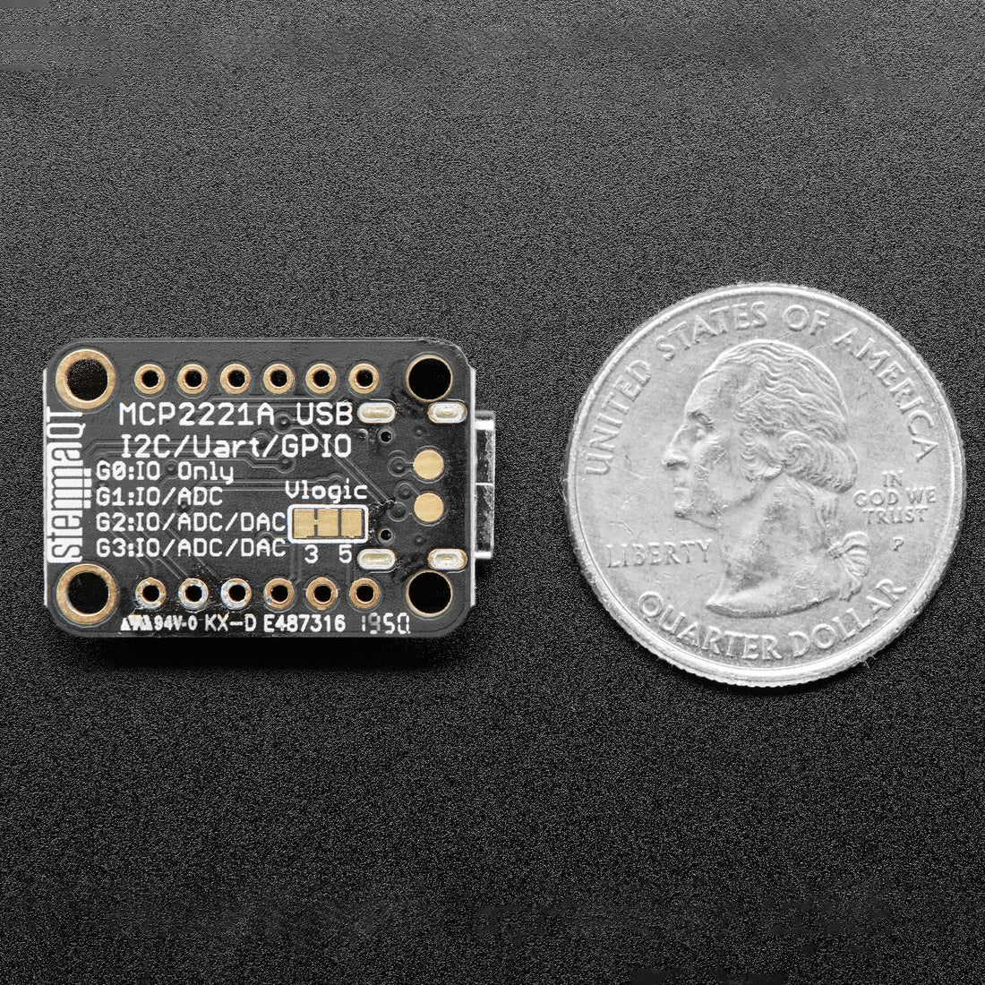 Adafruit MCP2221A Breakout - General Purpose USB to GPIO ADC I2C - Image 3