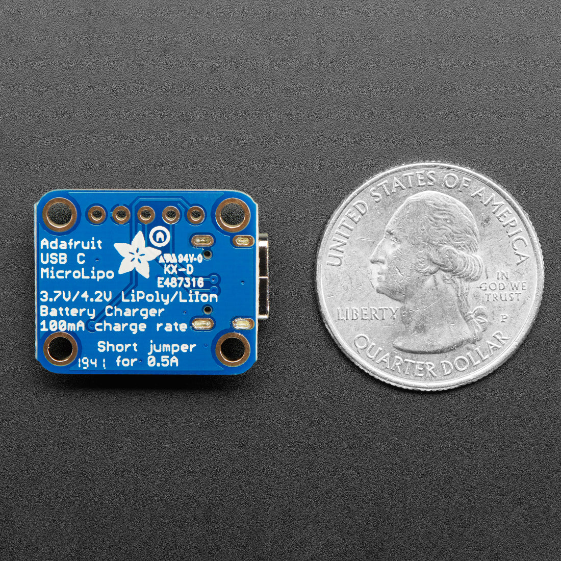 Adafruit Micro-Lipo Charger for LiPoly Batt with USB Type C Jack - Image 6