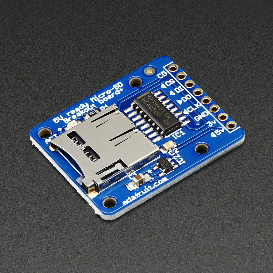 Adafruit microSD card breakout board
