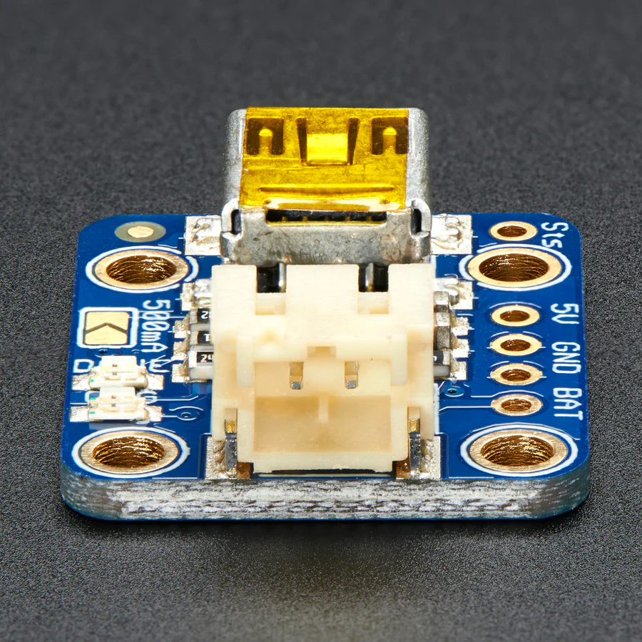 Adafruit Mini Lipo w/Mini-B USB Jack - USB LiIon/LiPoly charger - v1 - Image 4