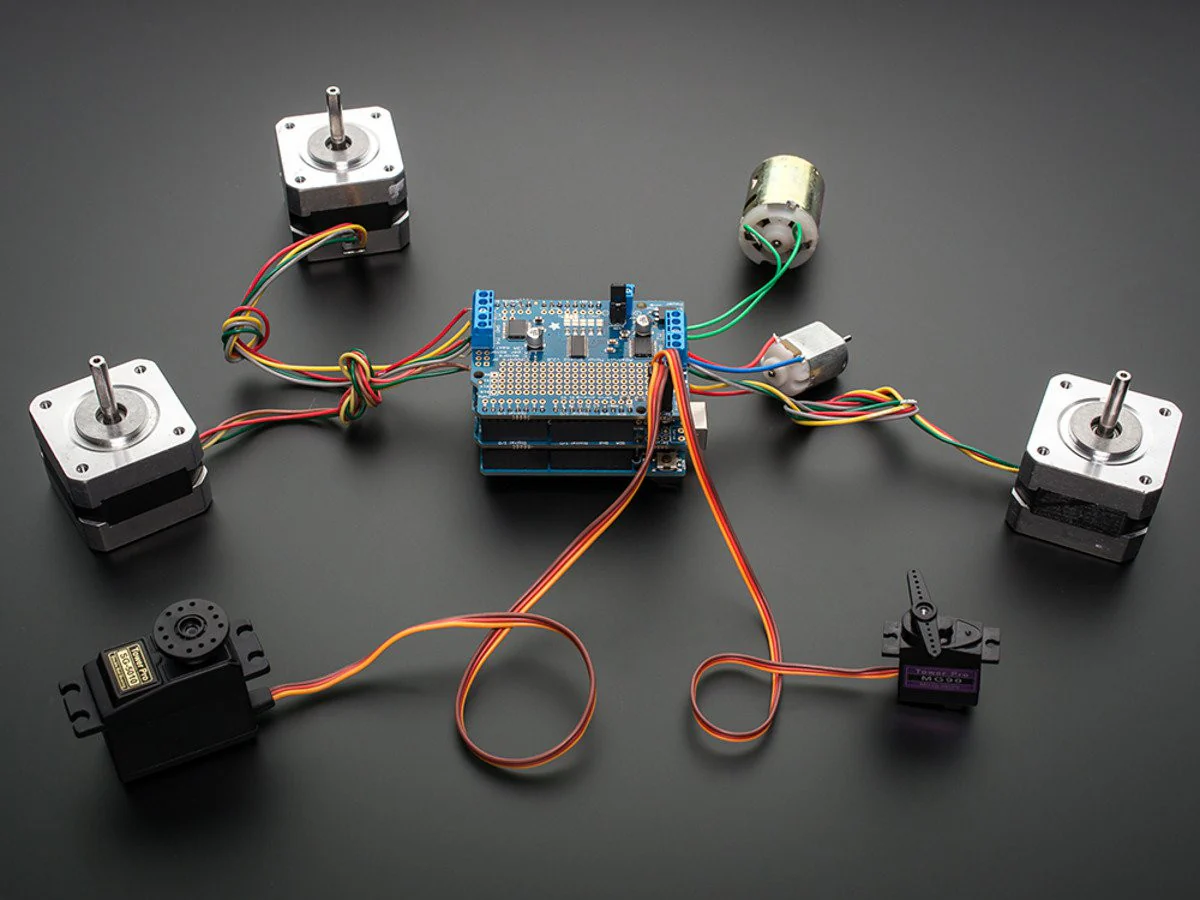 Adafruit Motor/Stepper/Servo Shield for Arduino v2 Kit - v2.3 - Image 5