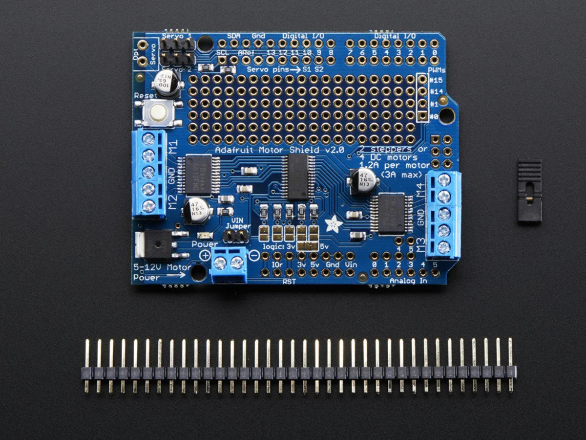 Adafruit Motor/Stepper/Servo Shield for Arduino v2 Kit - v2.3 - Image 6