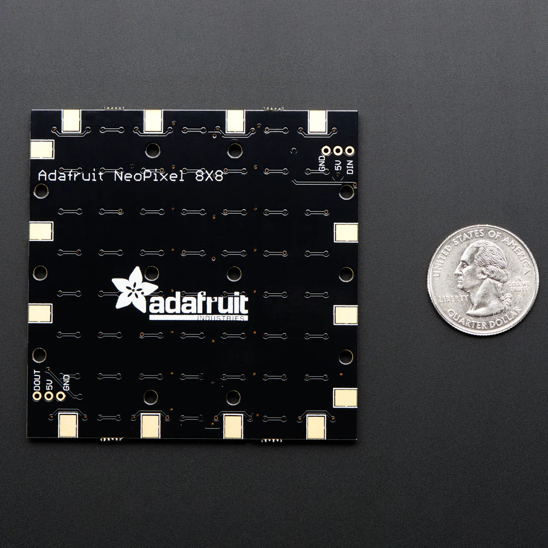 Adafruit NeoPixel NeoMatrix 8x8 - 64 RGB LED Pixel Matrix - Image 3