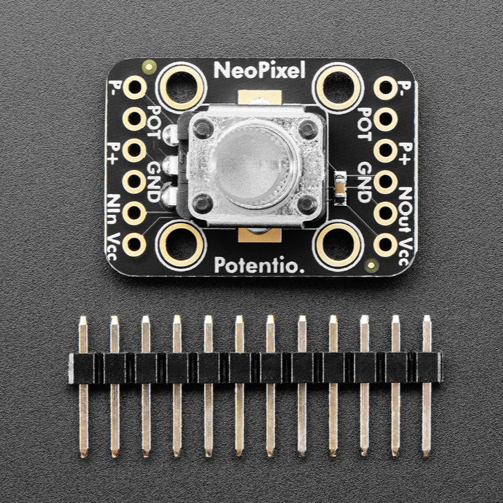 Adafruit NeoPot - Clear Shaft Potentiometer with RGB NeoPixel - Image 3