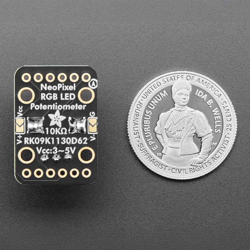 Adafruit NeoPot - Clear Shaft Potentiometer with RGB NeoPixel - Image 4