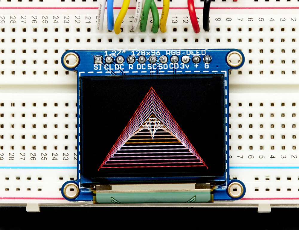 Adafruit OLED Breakout Board - 16-bit Color 1.27" w/microSD holder - Image 4
