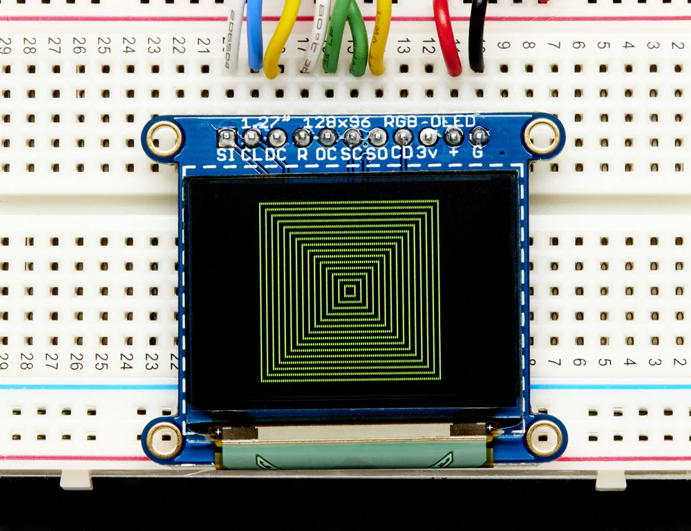 Adafruit OLED Breakout Board - 16-bit Color 1.27" w/microSD holder - Image 5