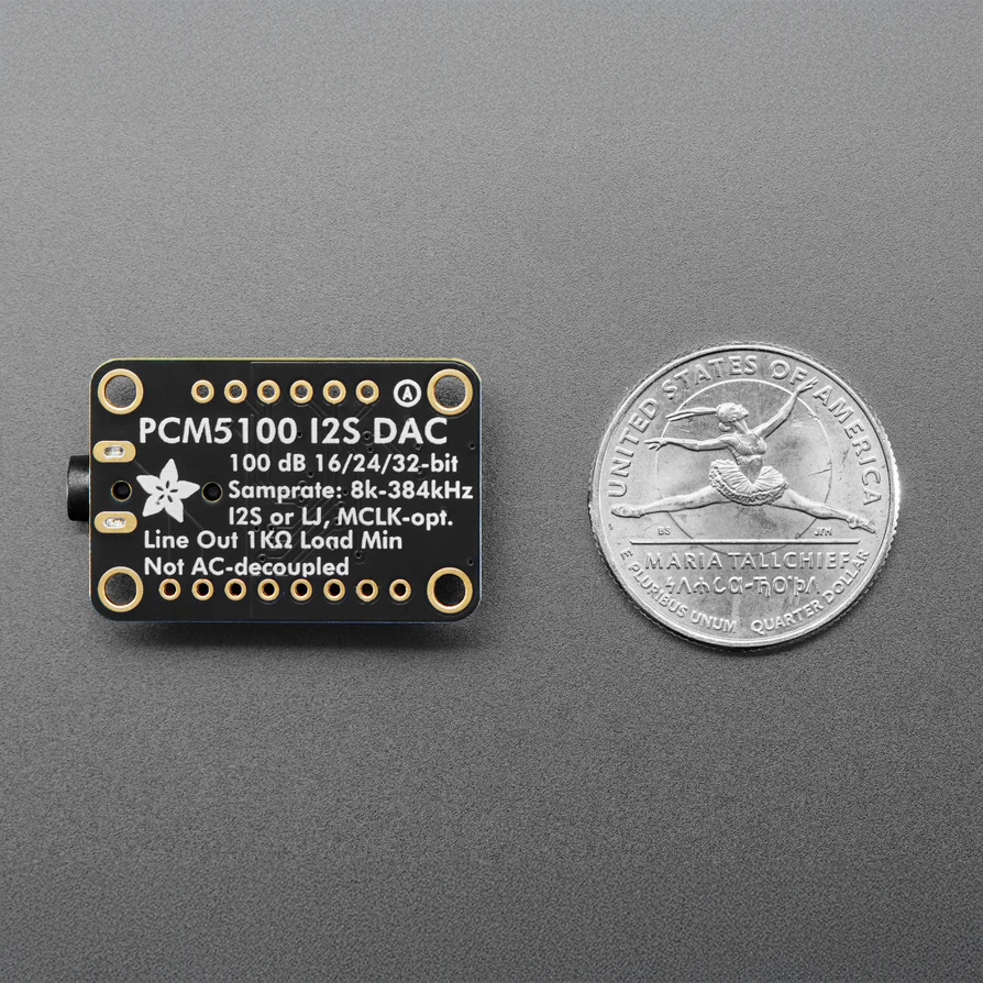 Adafruit PCM5100 I2S DAC with Line Level Output - 100dB SNR - Image 5