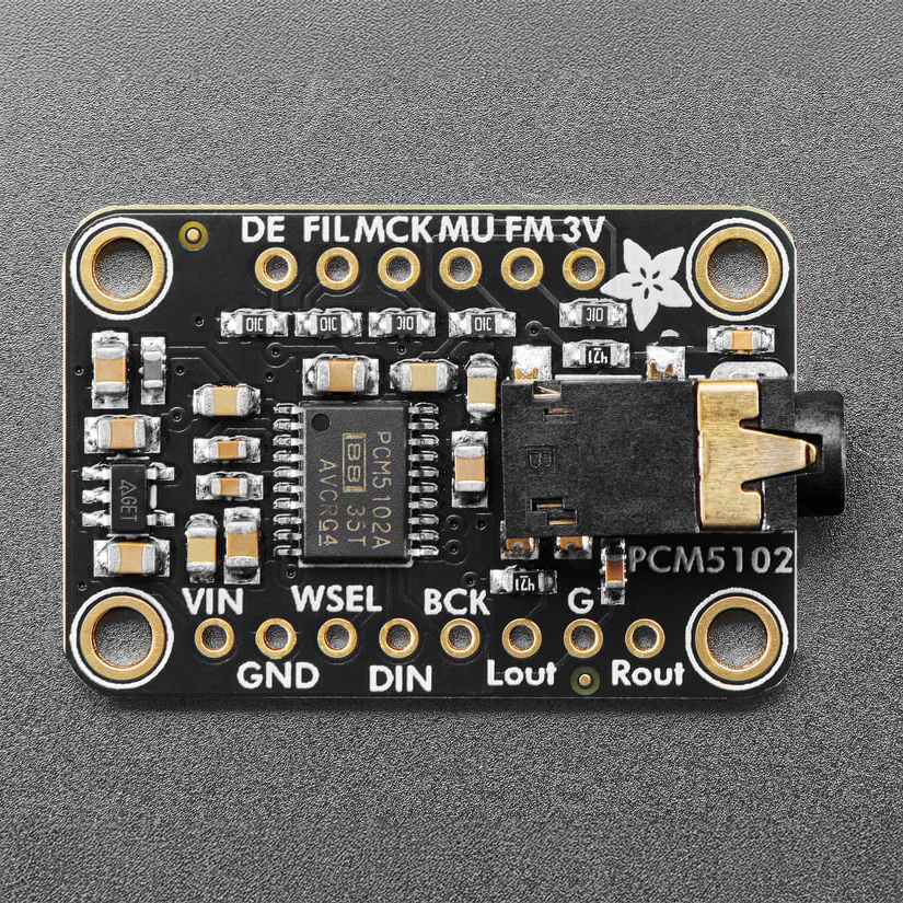 Adafruit PCM5102 I2S DAC with Line Level Output - 112dB SNR - Image 2