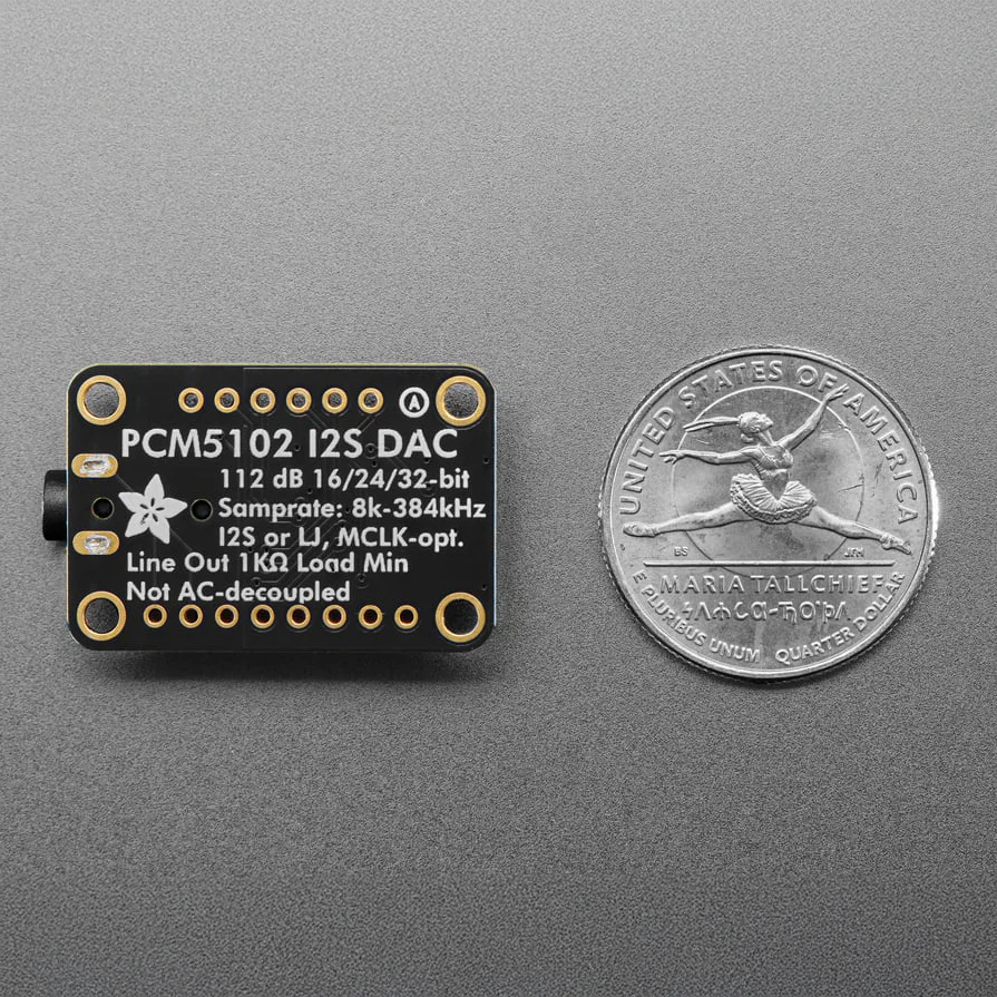 Adafruit PCM5102 I2S DAC with Line Level Output - 112dB SNR - Image 5