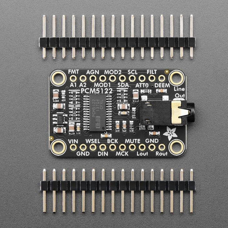 Adafruit PCM5122 I2S DAC with Line Level Output - HW, I2C or SPI - Image 3