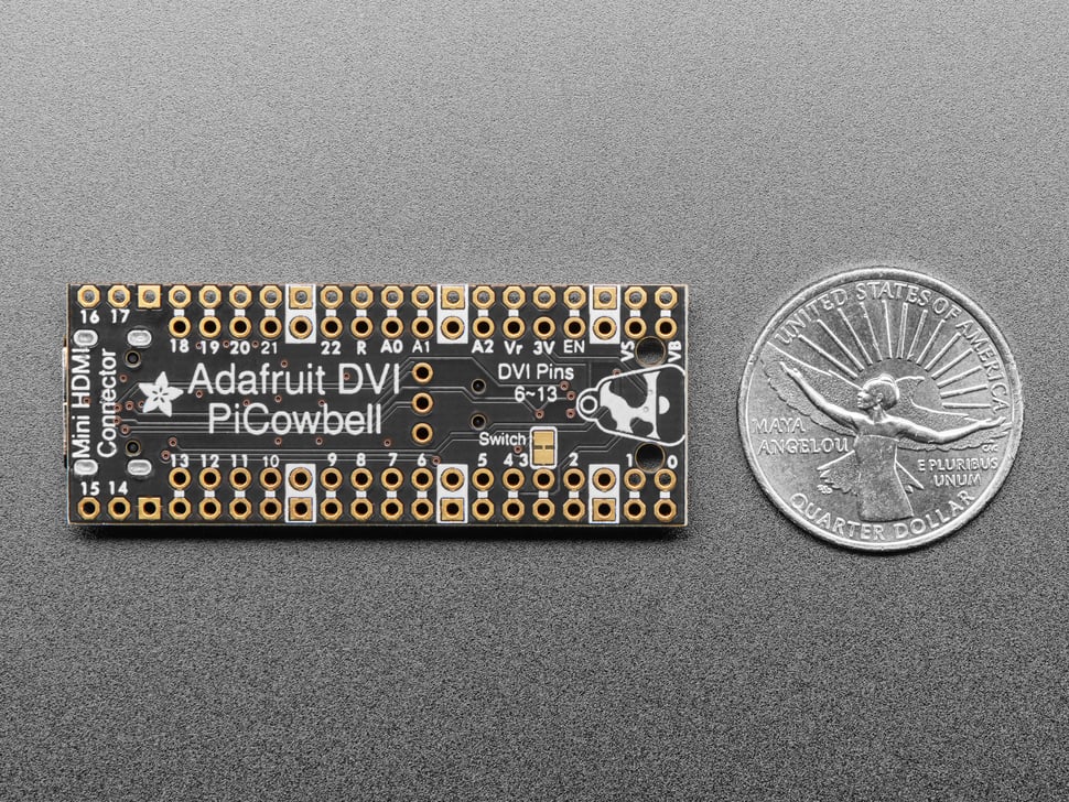 Adafruit PiCowbell DVI Output for Pico - Works with HDMI Display - Image 3