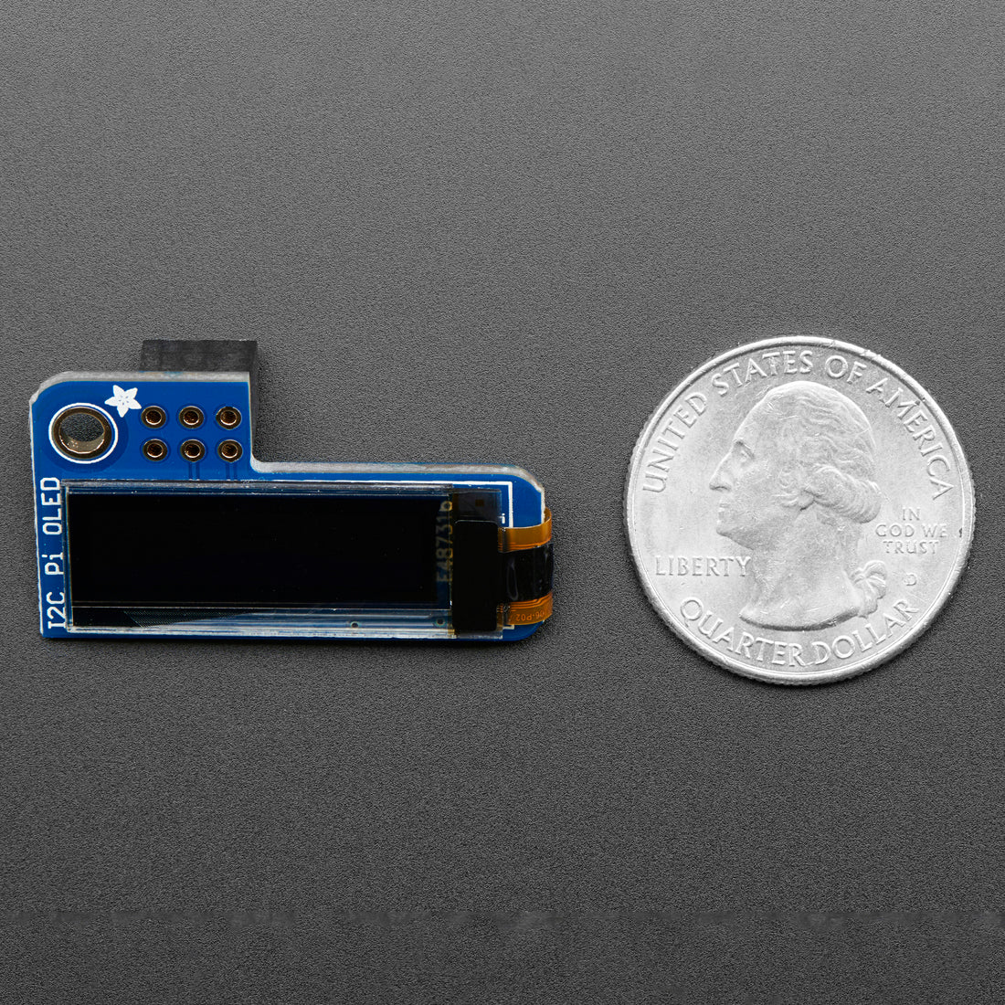 Adafruit PiOLED - 128x32 Monochrome OLED Add-on for Raspberry Pi - Image 4