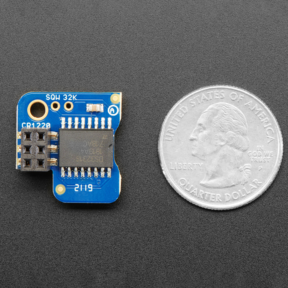 Adafruit PiRTC - Precise DS3231 Real Time Clock for Raspberry Pi - Image 4