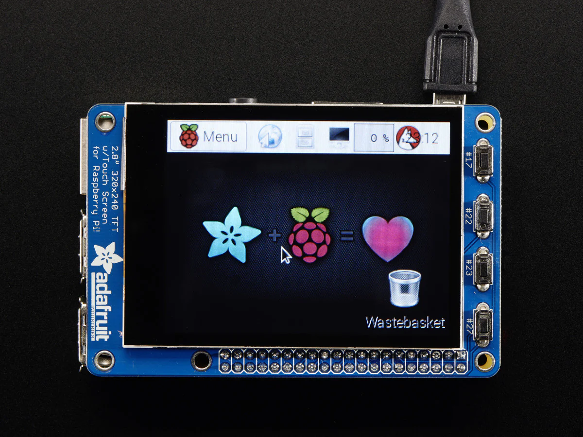 Adafruit PiTFT Plus 320x240 2.8" TFT + Capacitive Touchscreen - Image 6