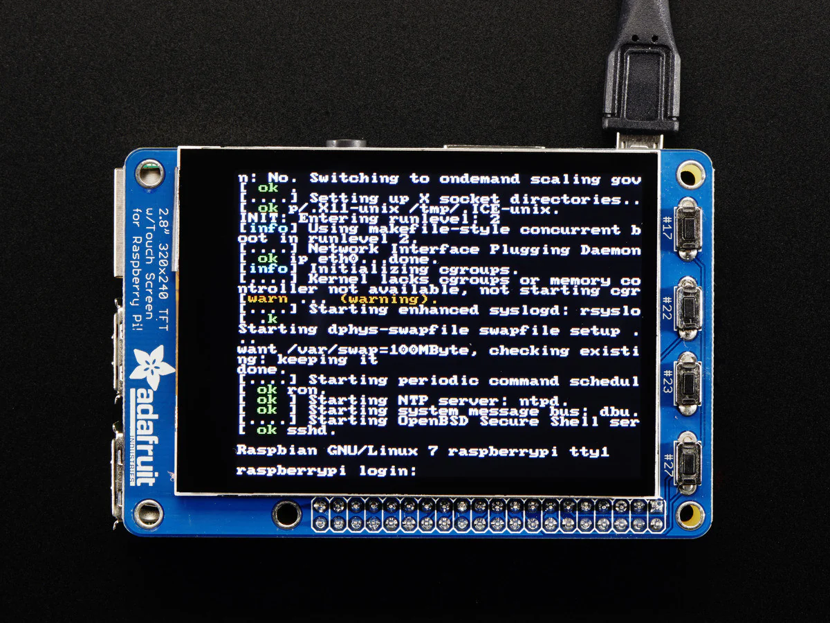 Adafruit PiTFT Plus 320x240 2.8" TFT + Capacitive Touchscreen - Image 7