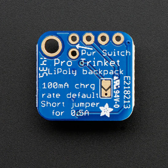 Adafruit LiIon/LiPoly Backpack Add-On for Pro Trinket/ItsyBitsy - Image 4