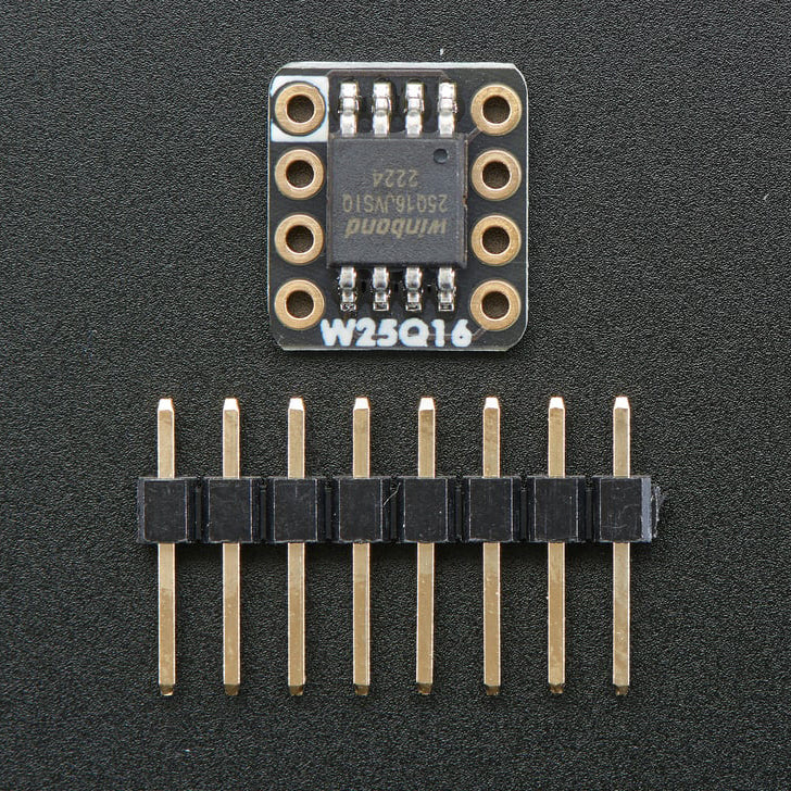 Adafruit QSPI DIP Breakout Board - W25Q16 - 16 MBit 2 MByte - W25Q16JVSSIQ - Image 2