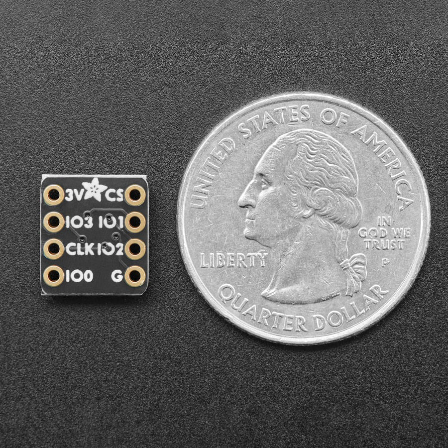 Adafruit QSPI DIP Breakout Board - W25Q64 - 64 MBit 8 MByte - W25Q64JVSSIQ - Image 3