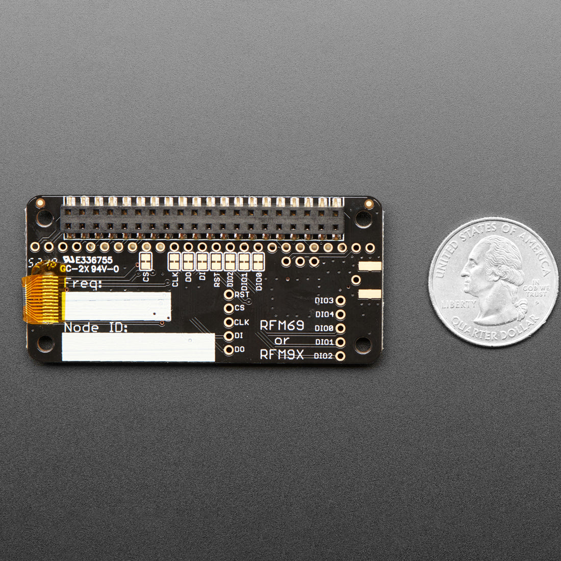 Adafruit Radio Bonnet RFM96W @ 433MHz - RadioFruit - Image 2