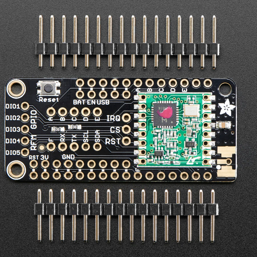 Adafruit Radio FeatherWing - RFM69HCW 433MHz - RadioFruit - Image 2