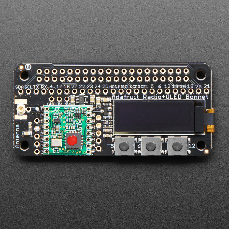 Adafruit RFM69HCW Transceiver Radio Bonnet - 433 MHz - RadioFruit - Image 2