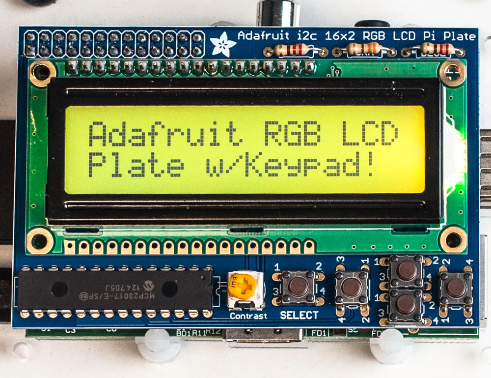 Adafruit RGB 16x2 LCD and Keypad Kit for Raspberry Pi - Image 5