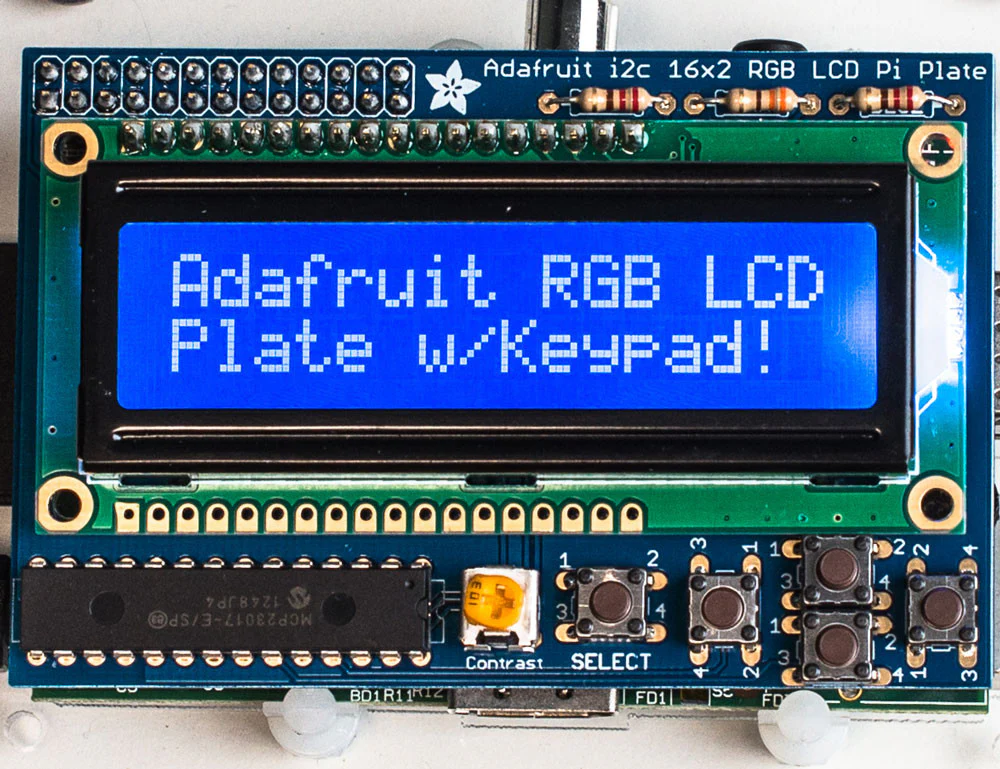 Adafruit RGB 16x2 LCD and Keypad Kit for Raspberry Pi - Image 9