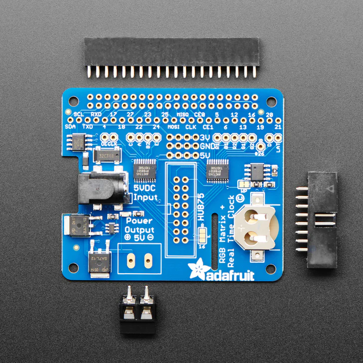 Adafruit RGB Matrix HAT + RTC for Raspberry Pi - Mini Kit - Image 3