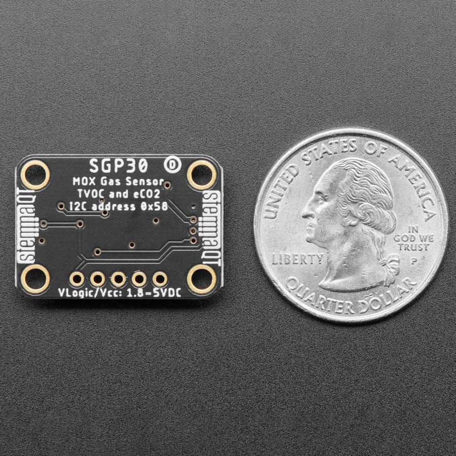 Adafruit SGP30 Air Quality Sensor Breakout - VOC and eCO2 - Image 6