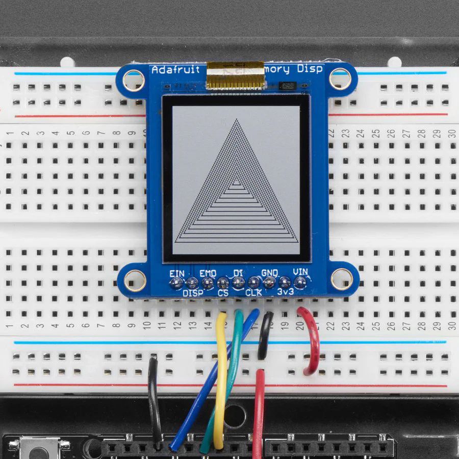 Adafruit SHARP Memory Display Breakout - 1.3" 168x144 Monochrome - Image 6