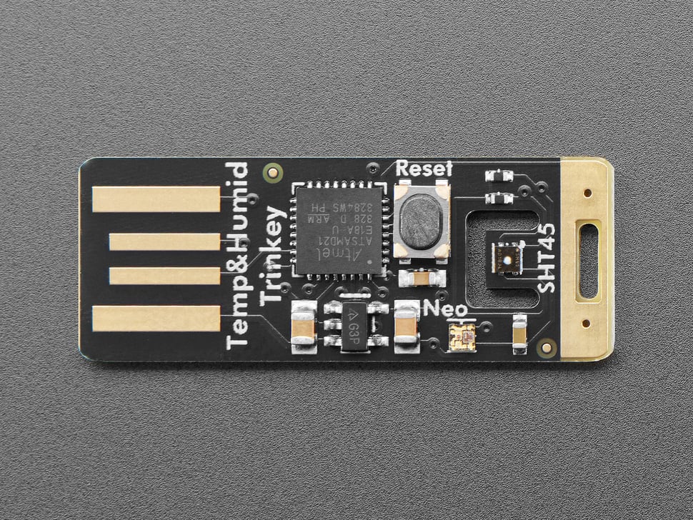 Adafruit SHT45 Trinkey - USB Temperature and Humidity Sensor with PTFE - Image 2