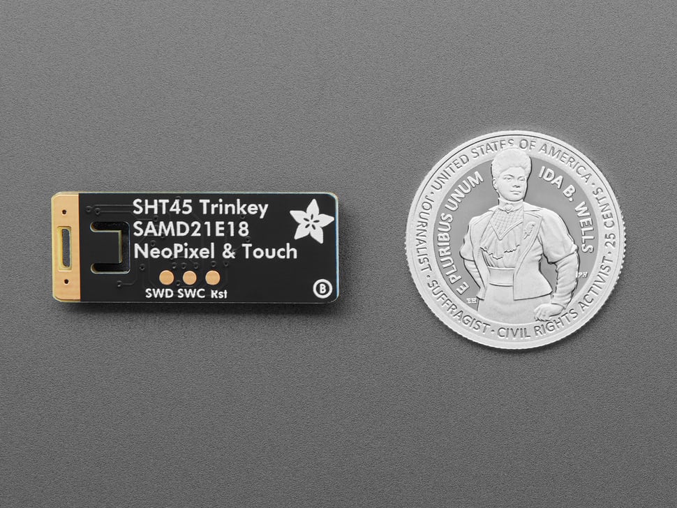 Adafruit SHT45 Trinkey - USB Temperature and Humidity Sensor with PTFE - Image 3