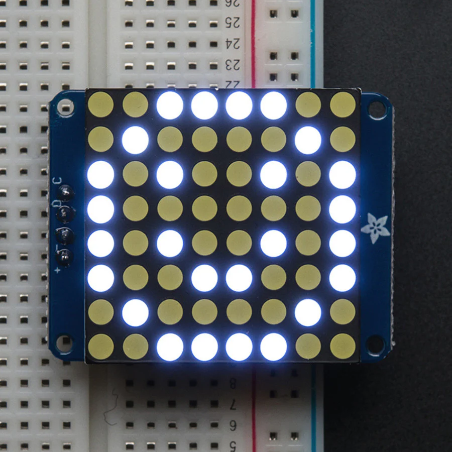 Adafruit Small 1.2" 8x8 LED Matrix w/I2C Backpack - Image 5