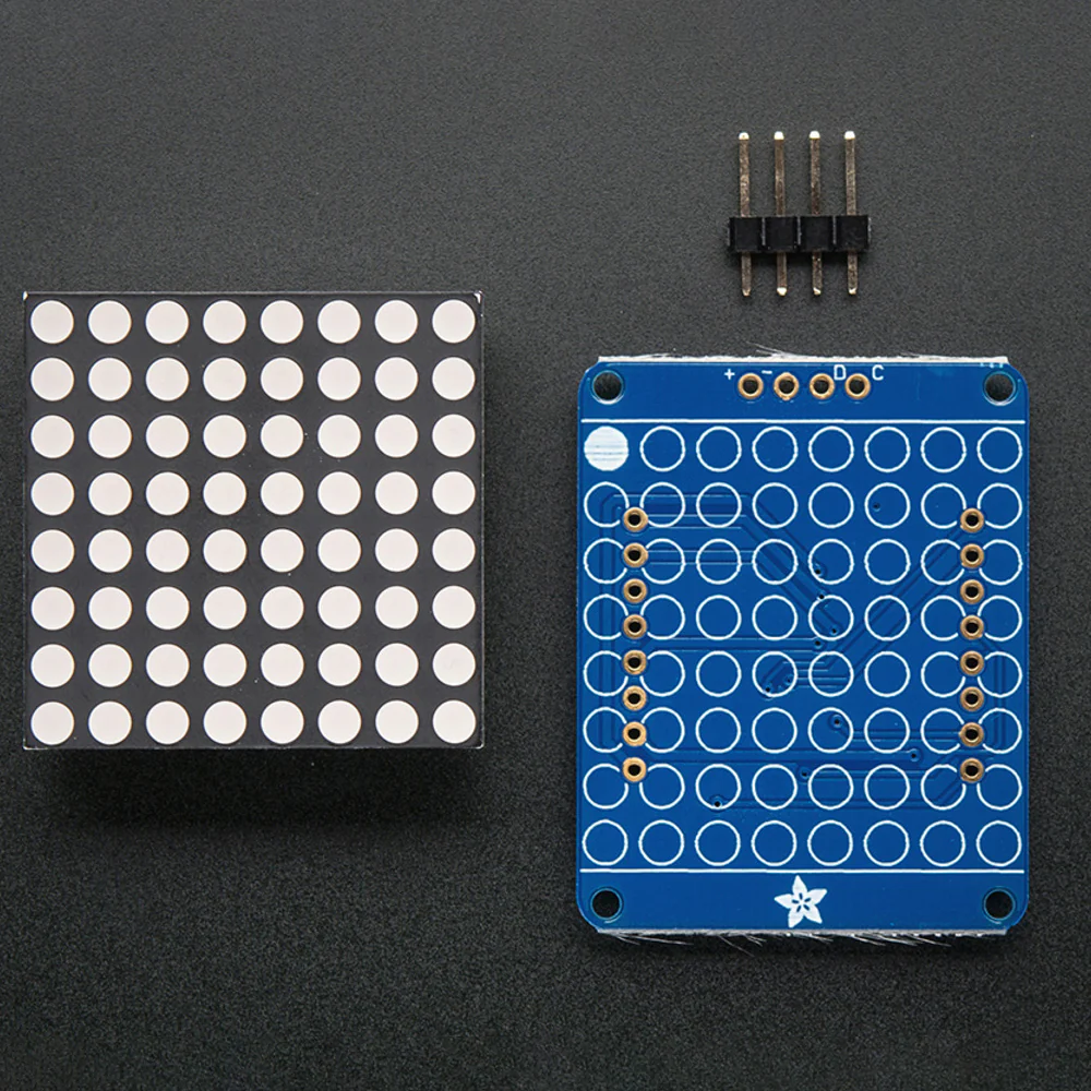 Adafruit Small 1.2" 8x8 LED Matrix w/I2C Backpack - Image 7