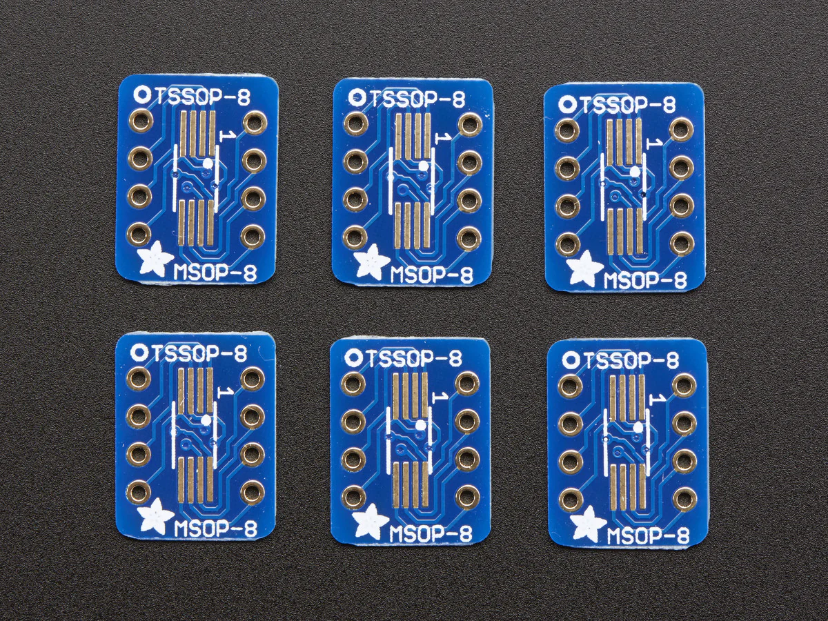 Adafruit SMT breakout PCB for SOIC or TSSOP - various sizes - Image 4