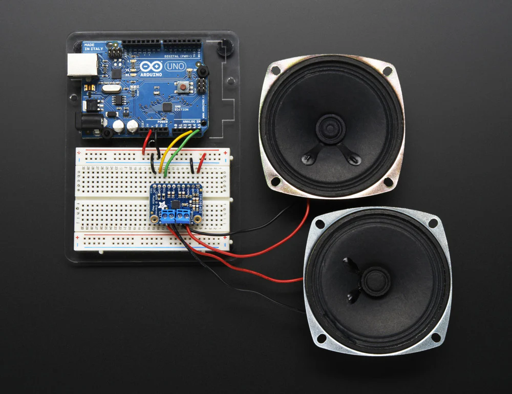 Adafruit Stereo 2.8W Class D Audio Amplifier - I2C Control AGC - Image 5
