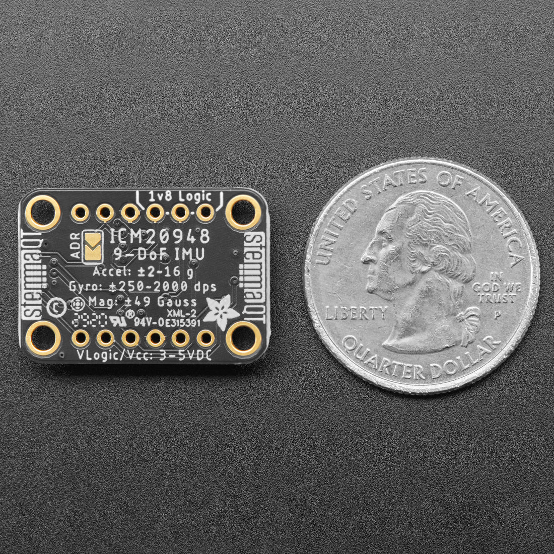 Adafruit TDK InvenSense ICM-20948 9-DoF IMU (MPU-9250 Upgrade) - Image 5