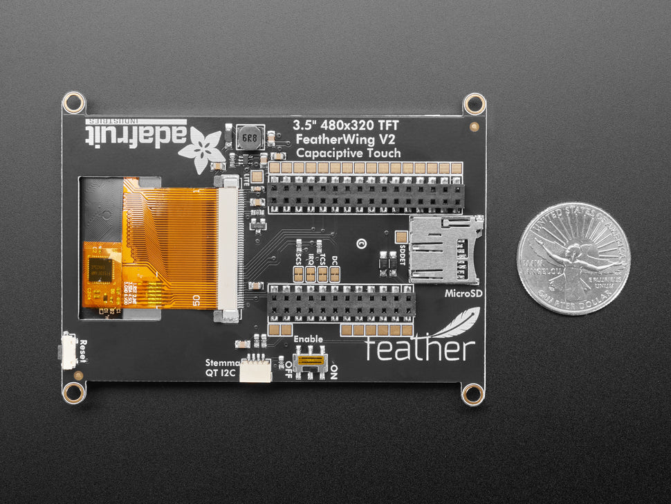Adafruit TFT FeatherWing - 3.5" 480x320 Capacitive Touchscreen - Image 3