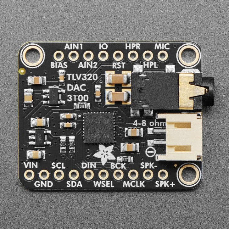 Adafruit TLV320DAC3100 - I2S DAC with Headphone and Speaker Out - Image 2