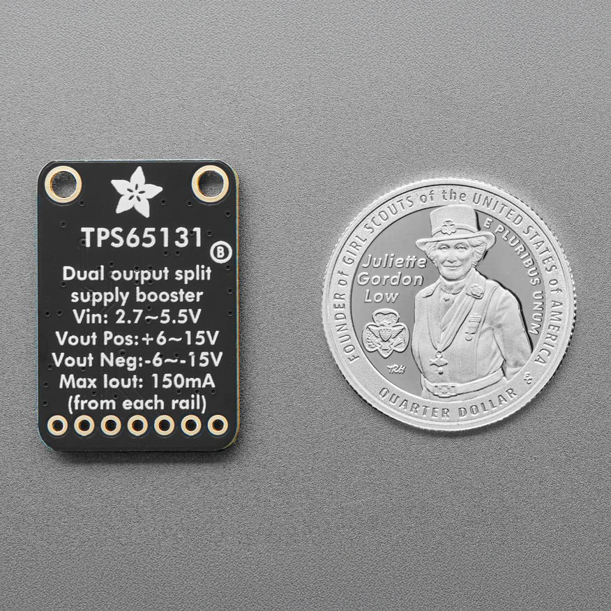 Adafruit TPS65131 Split Power Supply Boost Converter - +6~15 / -6V~-15V - Image 4