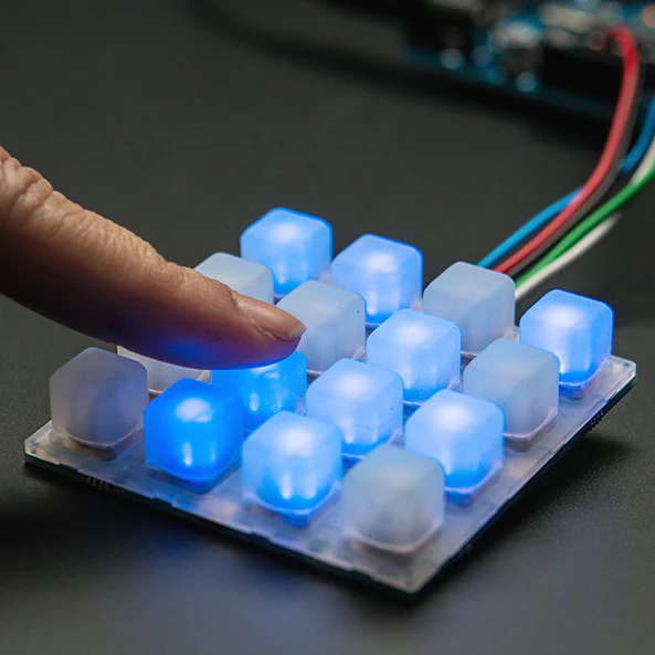 Adafruit Trellis Monochrome Driver PCB for 4x4 Keypad & 3mm LEDs