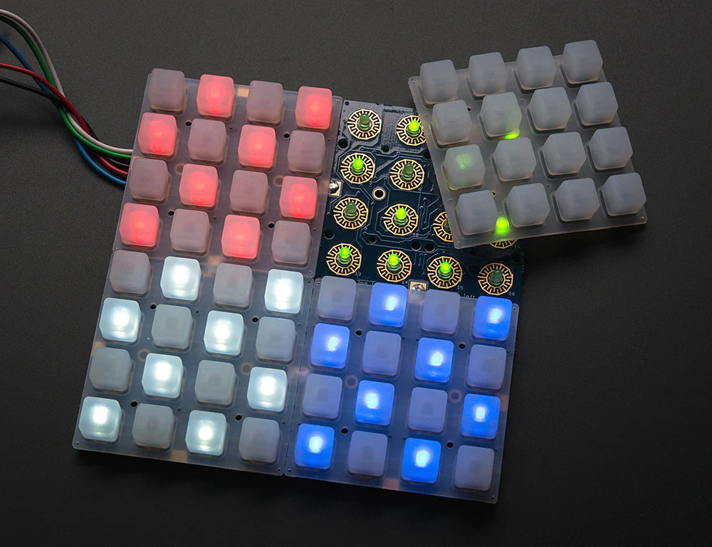 Adafruit Trellis Monochrome Driver PCB for 4x4 Keypad & 3mm LEDs - Image 3