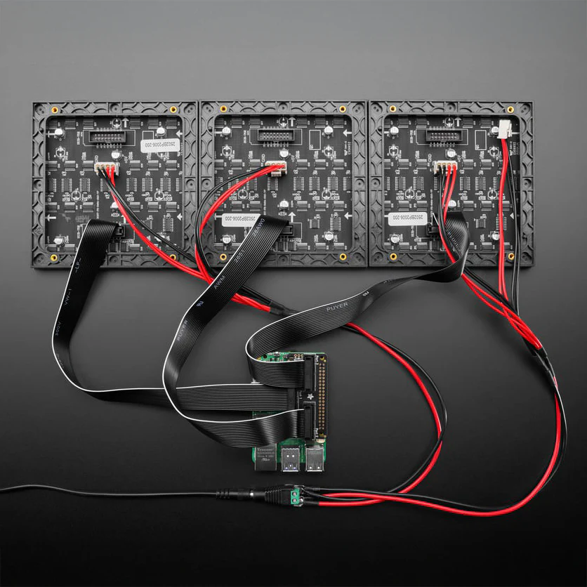 Adafruit Triple LED Matrix Bonnet for Raspberry Pi - For HUB75 - Image 9