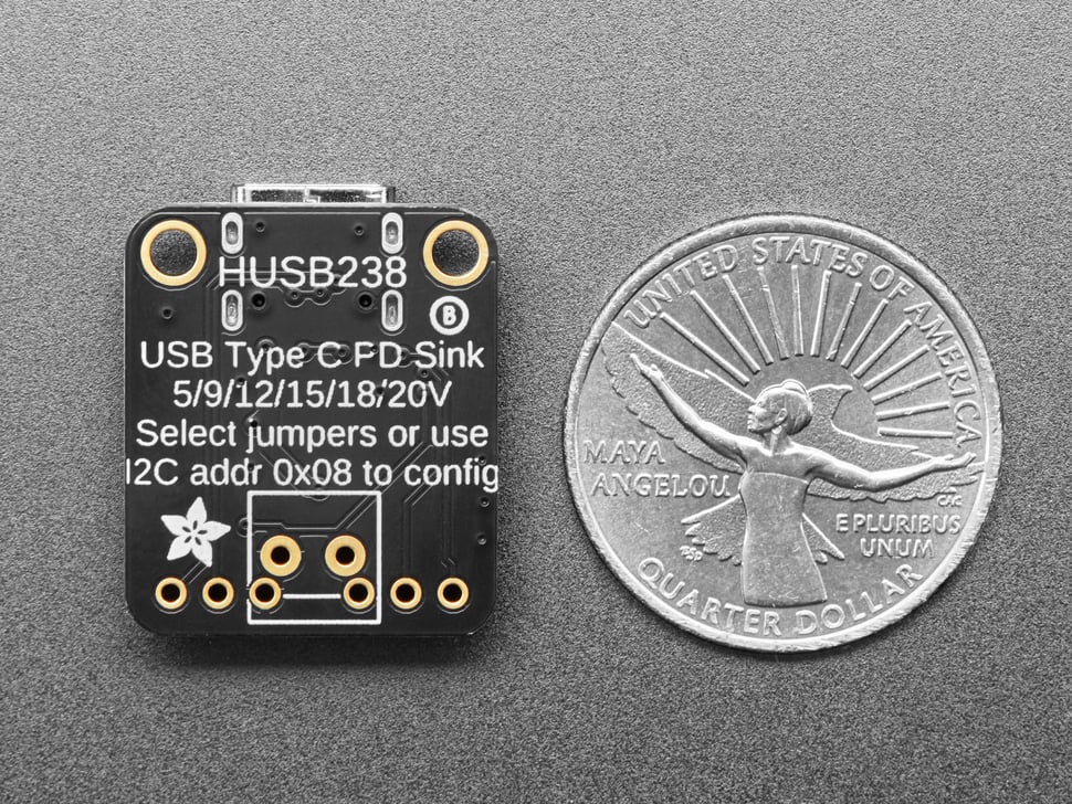 Adafruit USB Type C Power Delivery Dummy - I2C or Switchable - HUSB238 - Image 5
