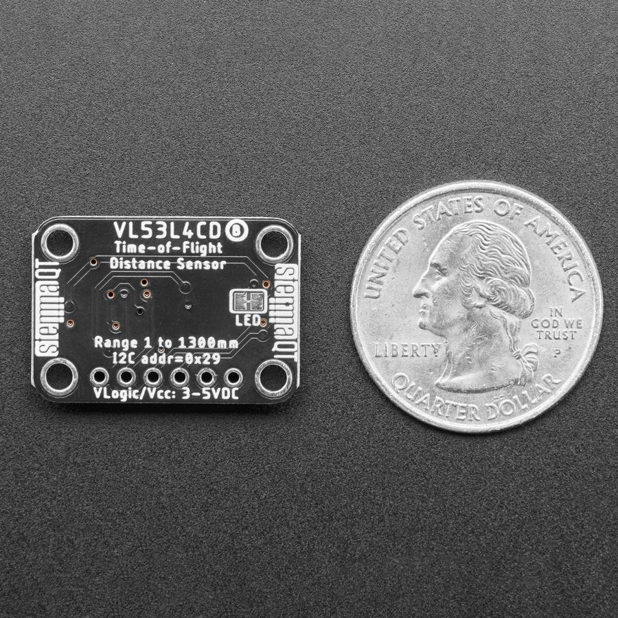 Adafruit VL53L4CD Time of Flight Distance Sensor - ~1 to 1300mm - Image 3