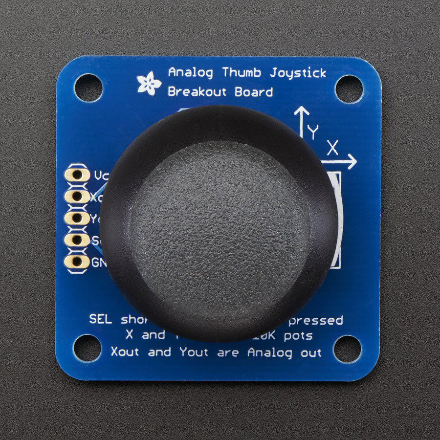 Adafruit Analog 2-axis Thumb Joystick with Select Button - Image 3