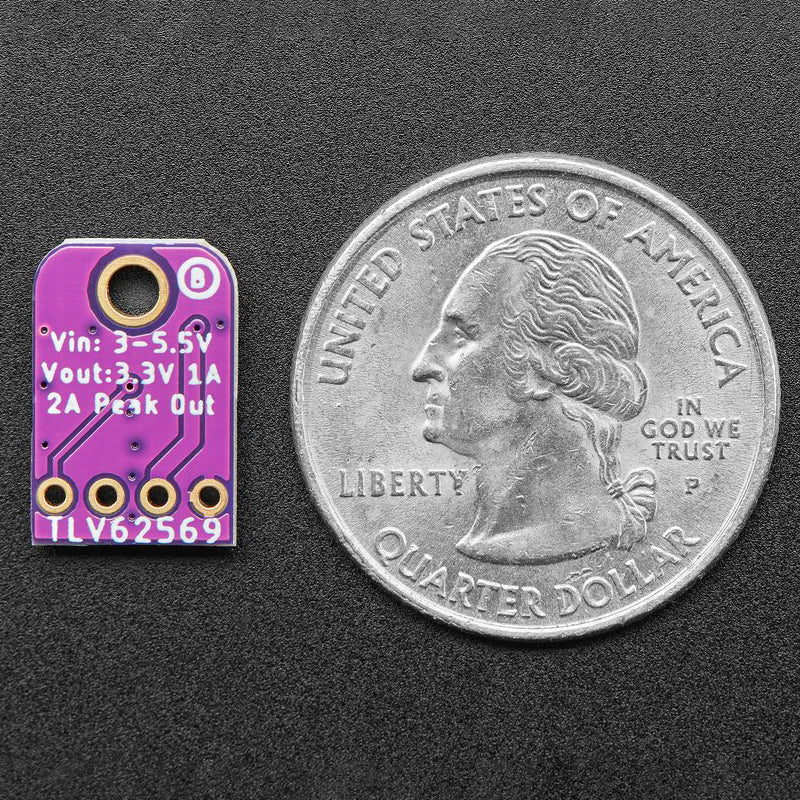 TLV62569 3.3V Buck Converter Breakout - 3.3V Output 1.2A Max - Image 3