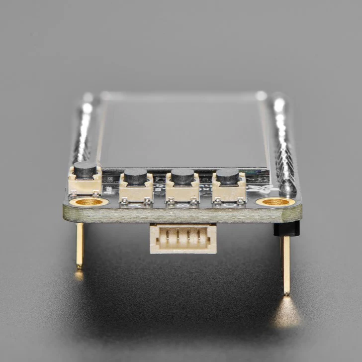 Assembled Adafruit FeatherWing OLED - 128x64 OLED Add-on - STEMMA QT / Qwiic - Image 3